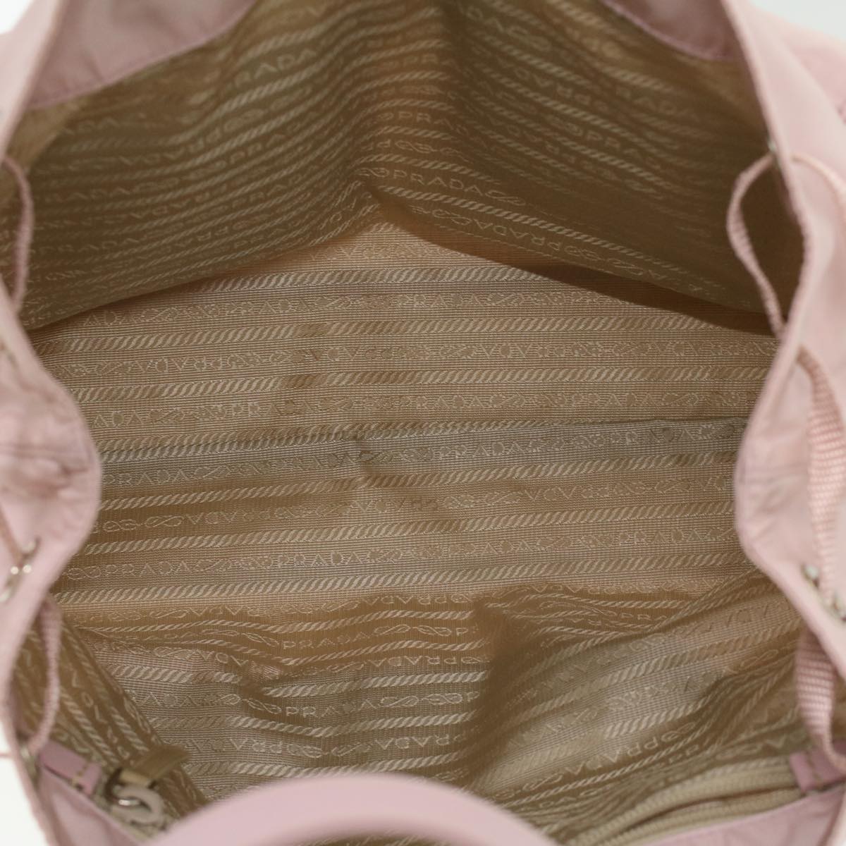 PRADA Shoulder Bag Nylon Pink Auth 33861