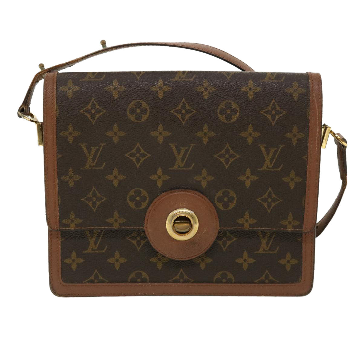 LOUIS VUITTON Monogram Raspail Shoulder Bag M51372 LV Auth 33870