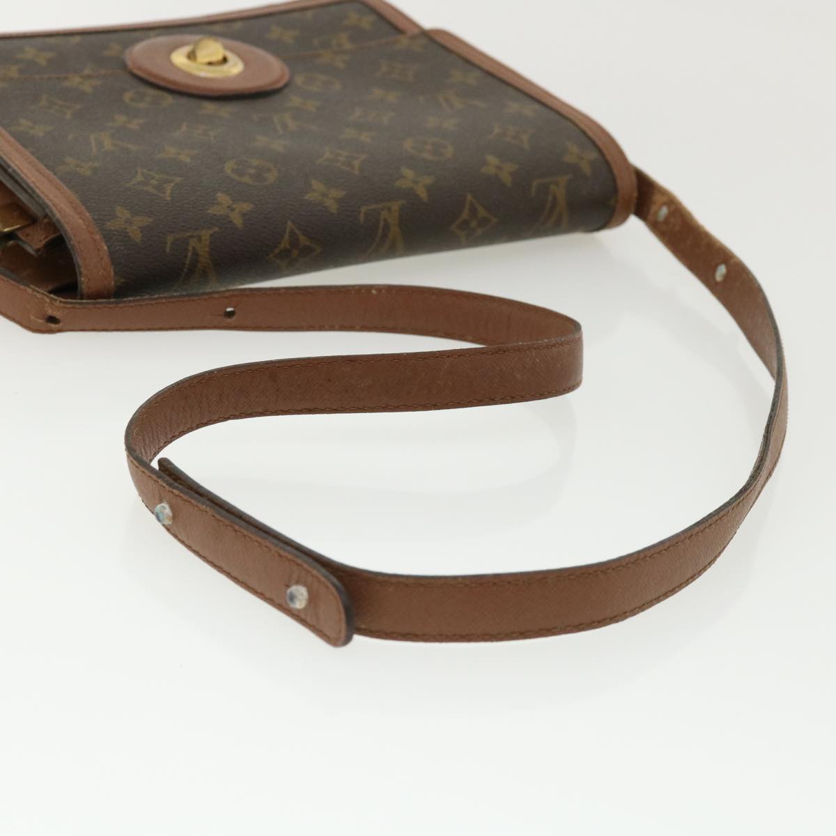 LOUIS VUITTON Monogram Raspail Shoulder Bag M51372 LV Auth 33870