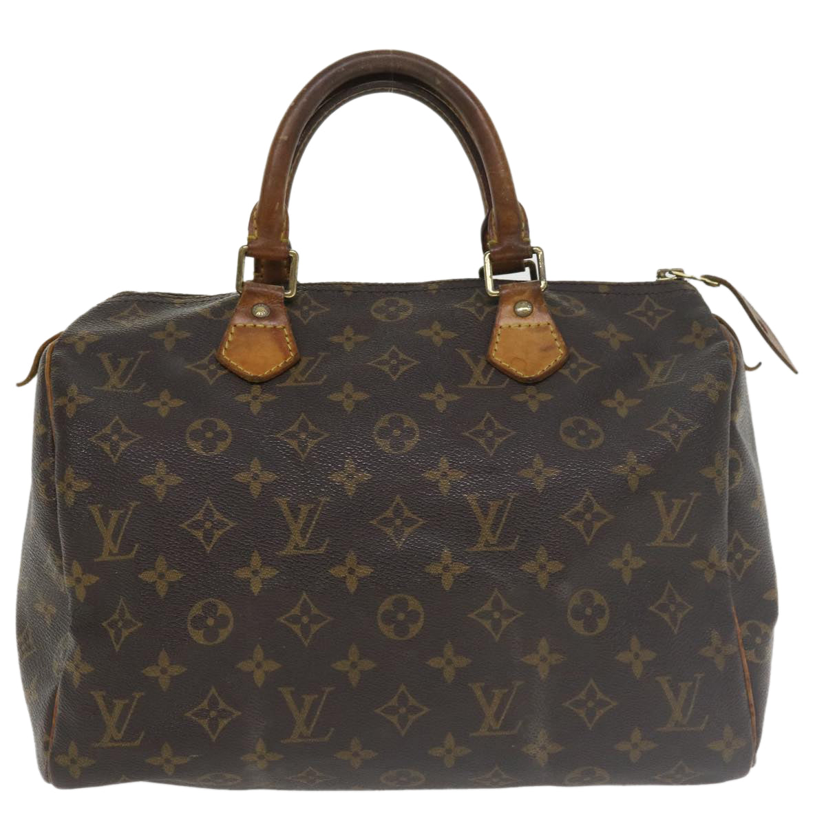 LOUIS VUITTON Monogram Speedy 30 Hand Bag M41526 LV Auth 33876