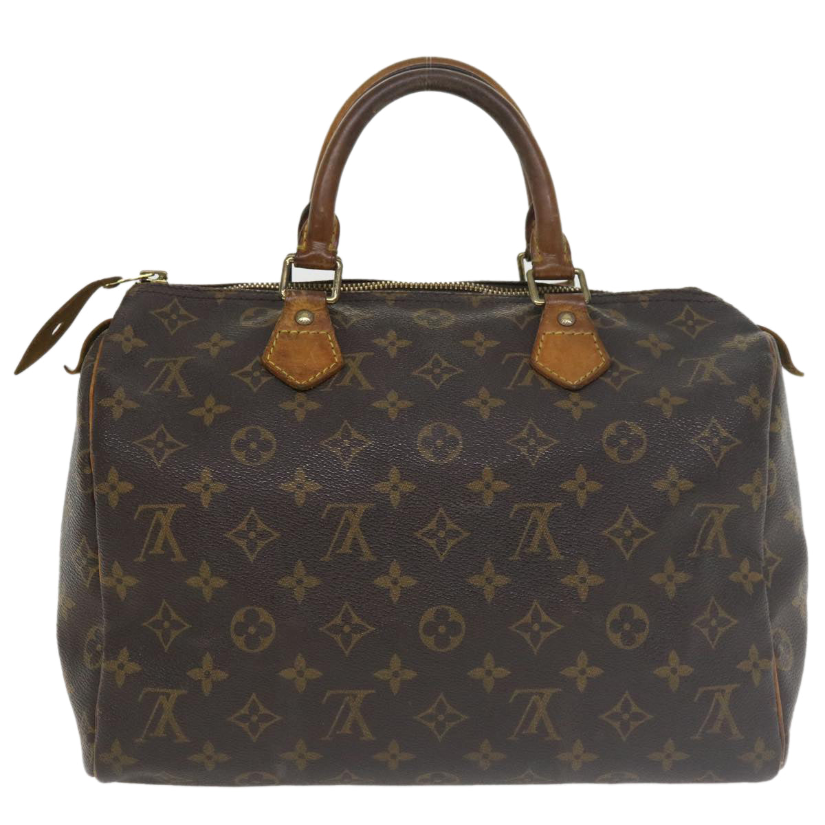 LOUIS VUITTON Monogram Speedy 30 Hand Bag M41526 LV Auth 33876