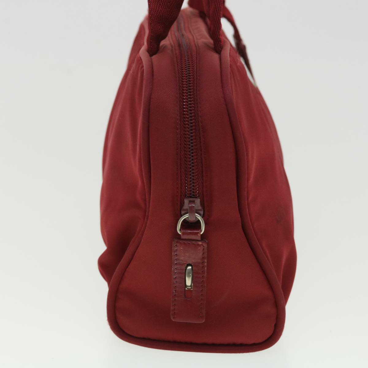 PRADA Shoulder Bag Nylon Red Auth 33885