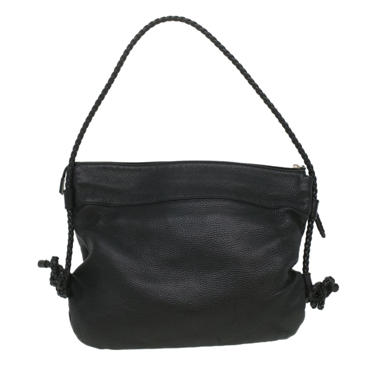 GUCCI Interlocking Shoulder Bag Leather Black 268244 Auth 33887 - 0