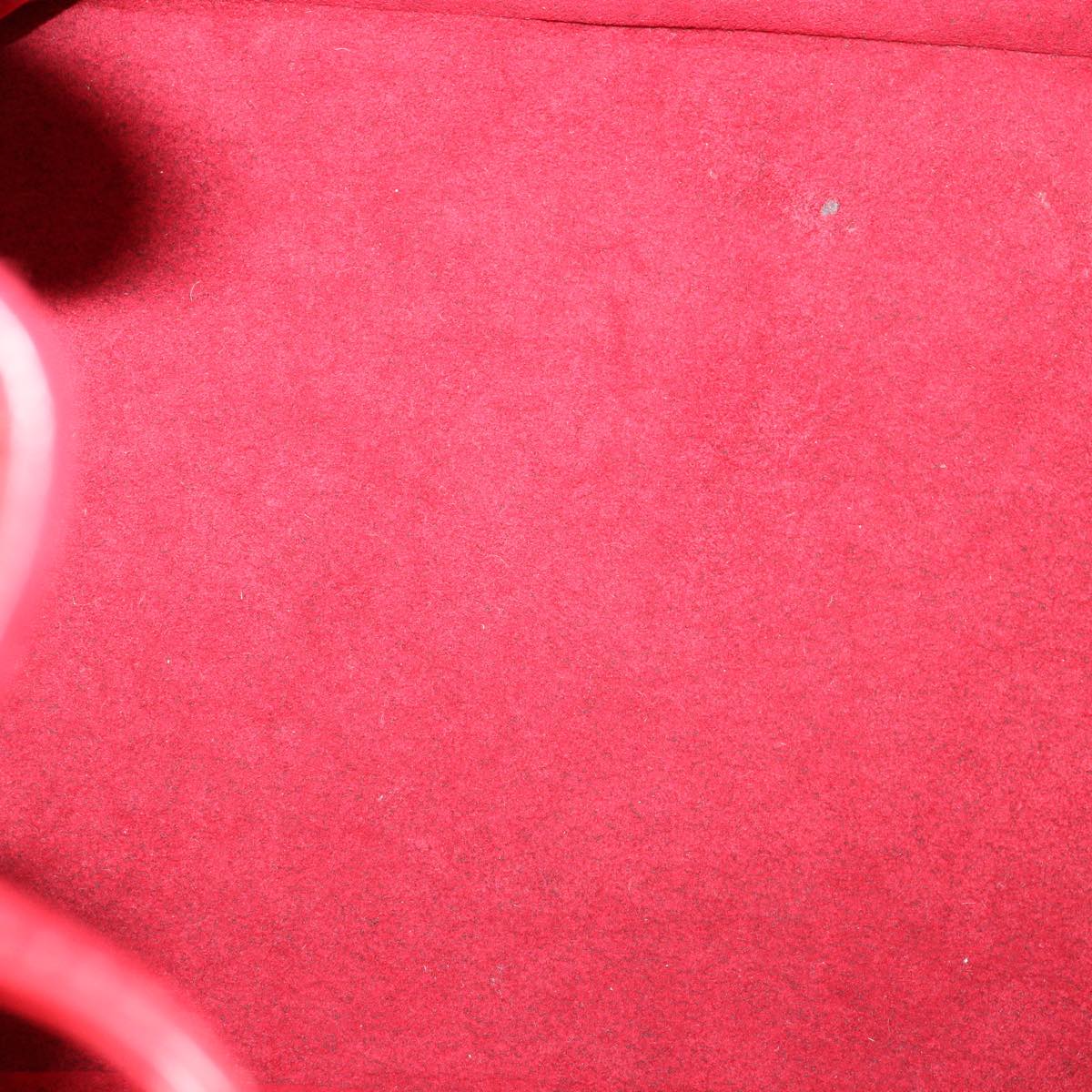 LOUIS VUITTON Epi Petit Noe Shoulder Bag Red M44107 LV Auth 33920