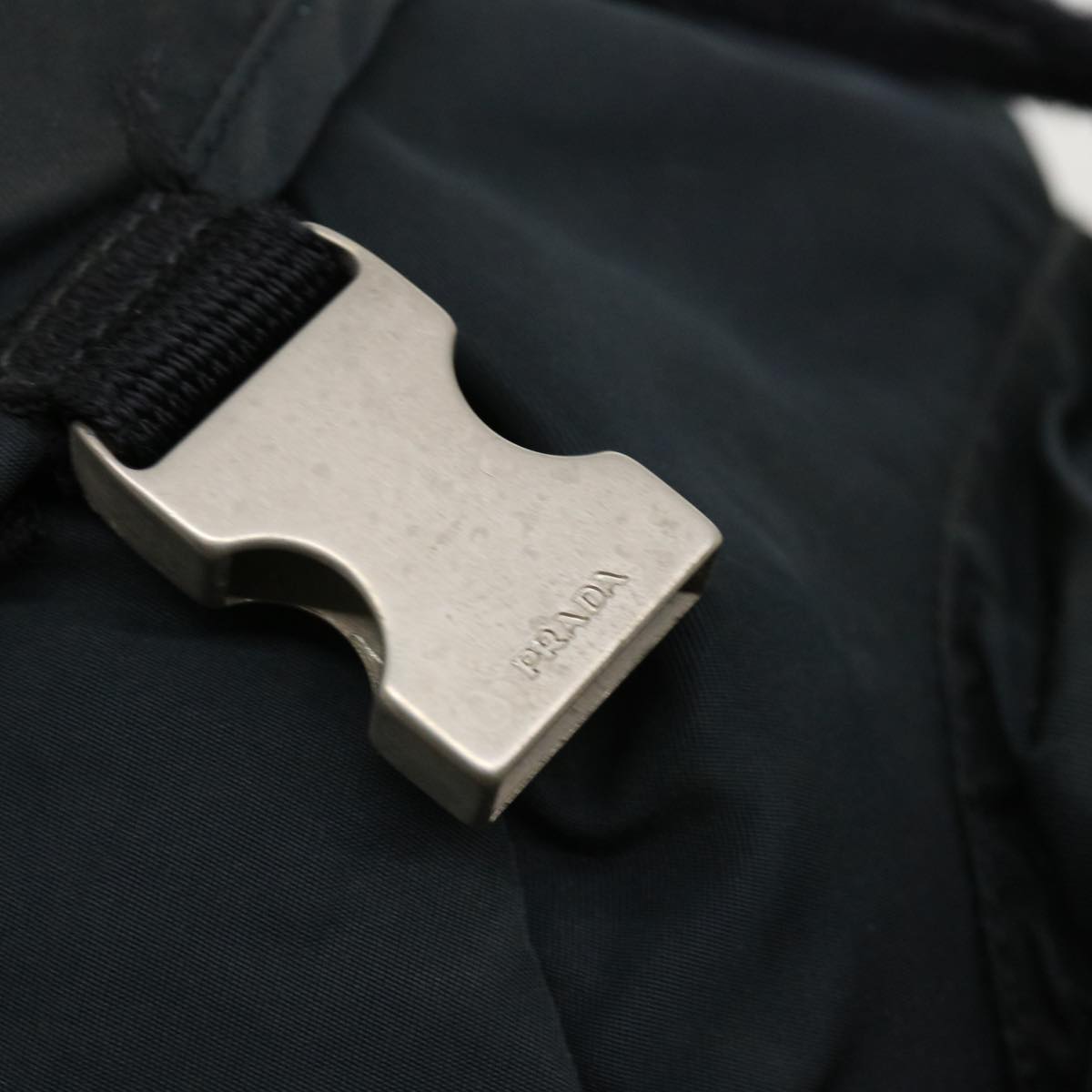 PRADA Backpack Nylon Black Auth 33931