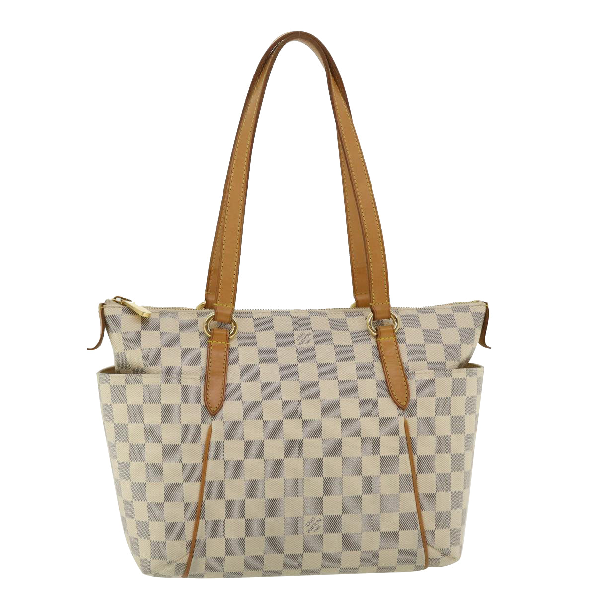 LOUIS VUITTON Damier Azur Totally PM Tote Bag N41280 LV Auth 33952