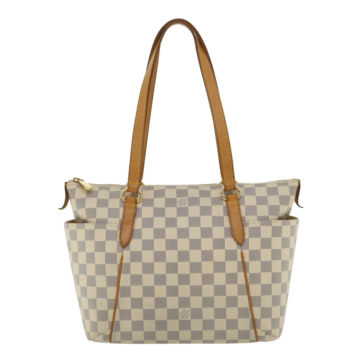 LOUIS VUITTON Damier Azur Totally PM Tote Bag N41280 LV Auth 33952