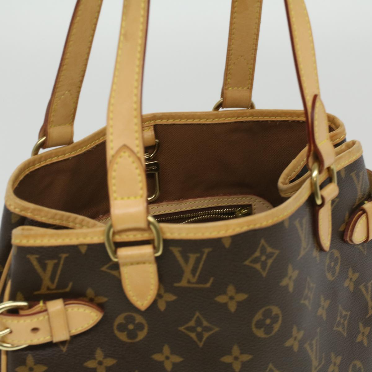 LOUIS VUITTON Monogram Batignolles Vertical Tote Bag M51153 LV Auth 33997