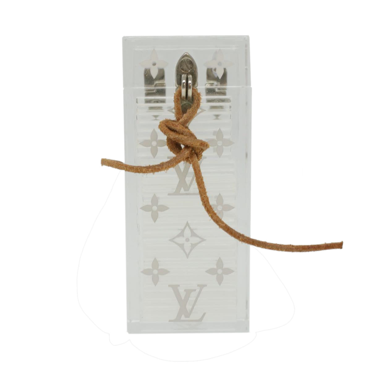 LOUIS VUITTON Monogram Domino Platstick 28 pieces VIP Clear White LV Auth 34084A - 0