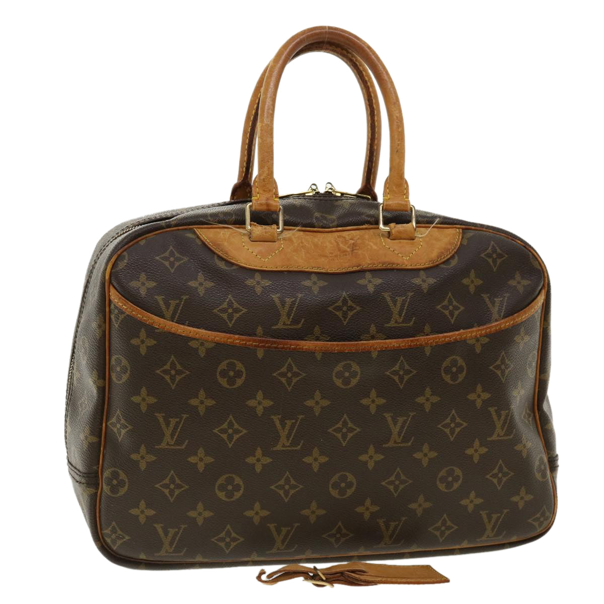 LOUIS VUITTON Monogram Deauville Hand Bag M47270 LV Auth 34104