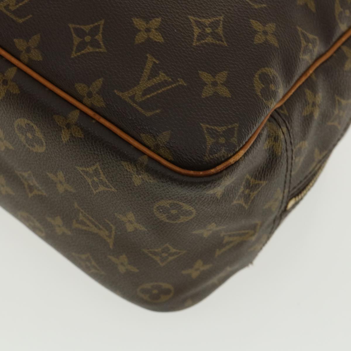 LOUIS VUITTON Monogram Deauville Hand Bag M47270 LV Auth 34104