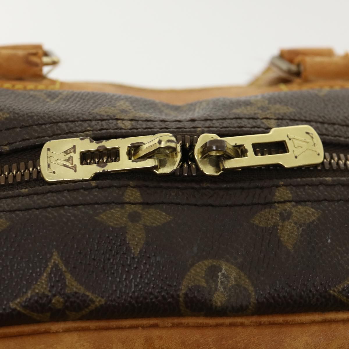 LOUIS VUITTON Monogram Deauville Hand Bag M47270 LV Auth 34104