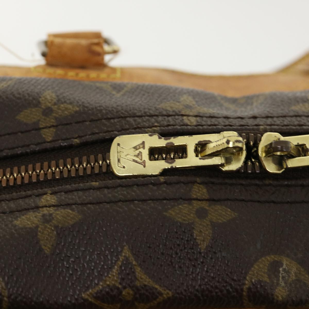 LOUIS VUITTON Monogram Deauville Hand Bag M47270 LV Auth 34104