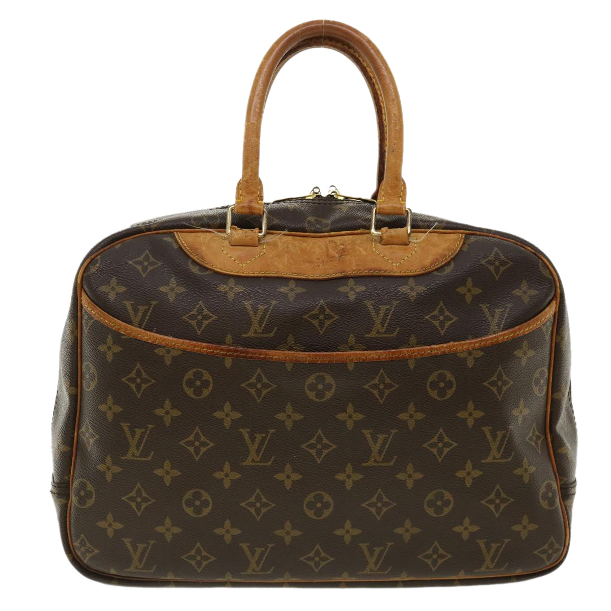 LOUIS VUITTON Monogram Deauville Hand Bag M47270 LV Auth 34104