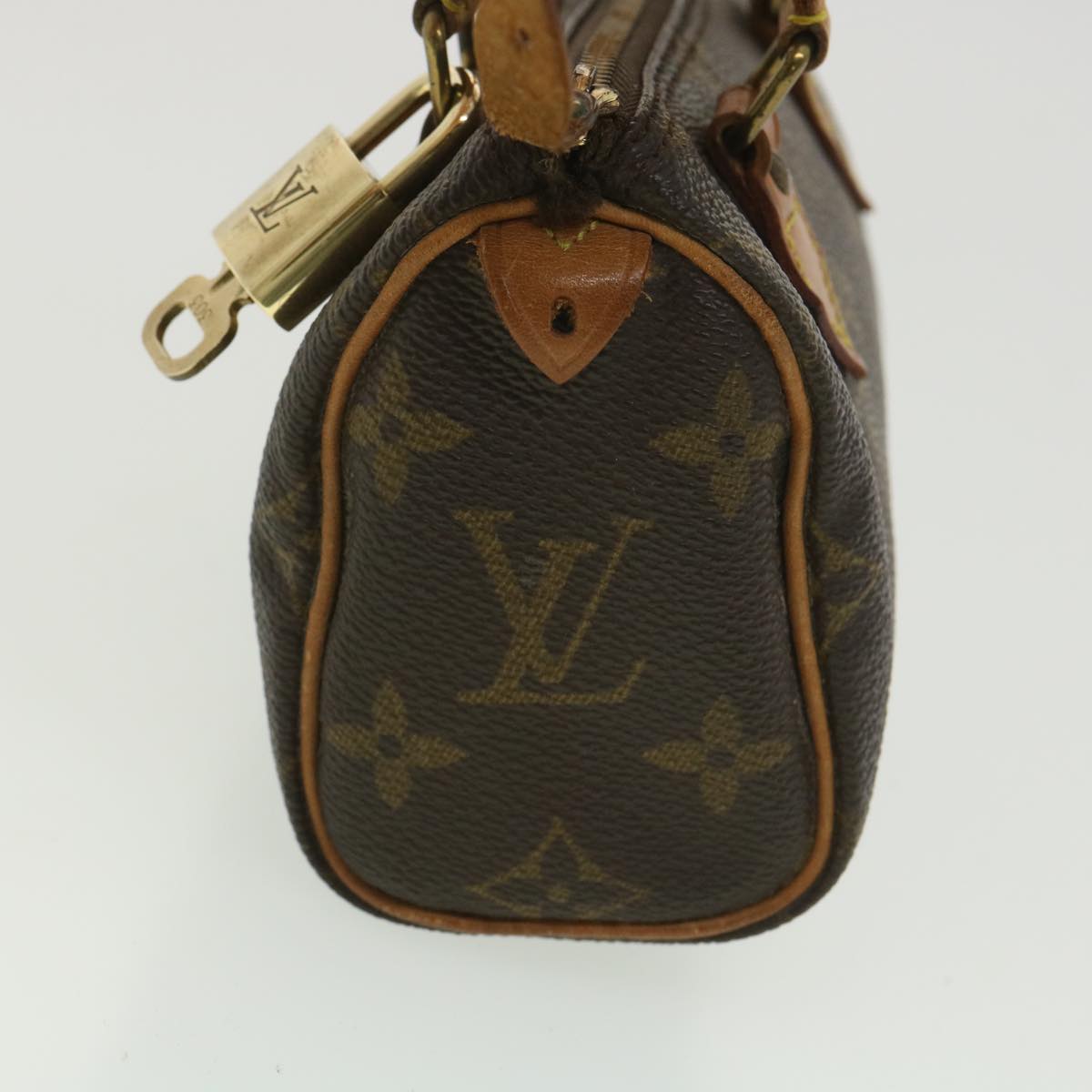 LOUIS VUITTON Monogram Mini Speedy Hand Bag M41534 LV Auth 34124