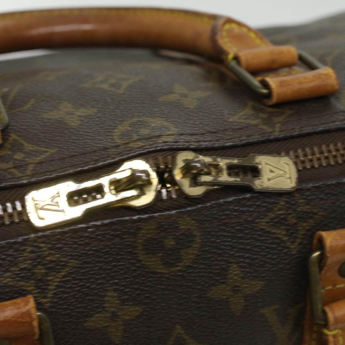 LOUIS VUITTON Monogram Keepall Bandouliere 45 Boston Bag M41418 LV Auth 34127