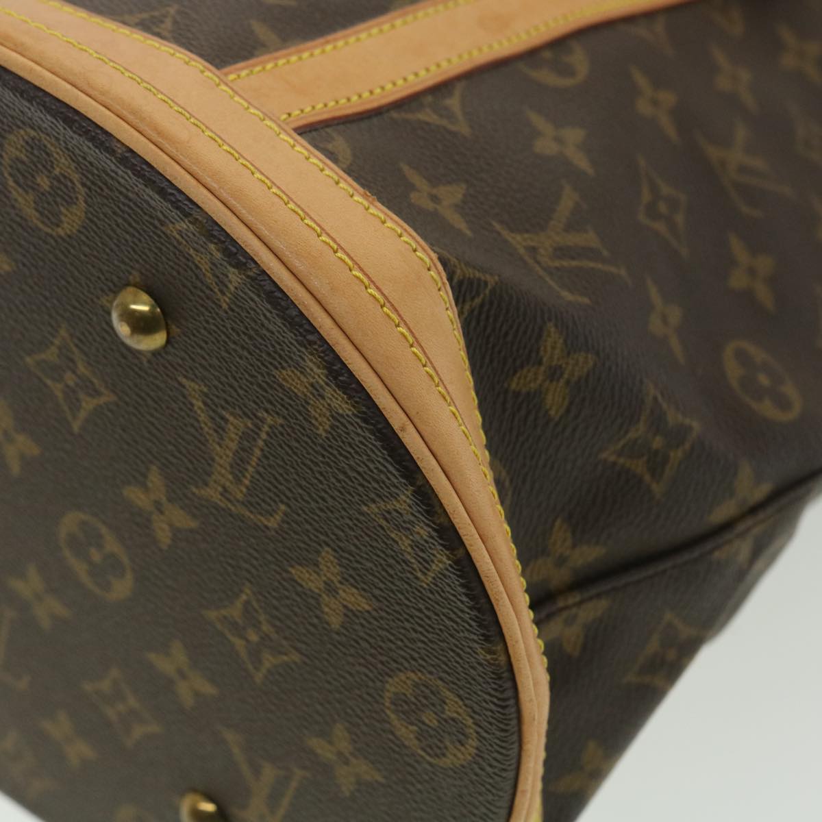 LOUIS VUITTON Monogram Bucket GM Shoulder Bag M42236 LV Auth 34128