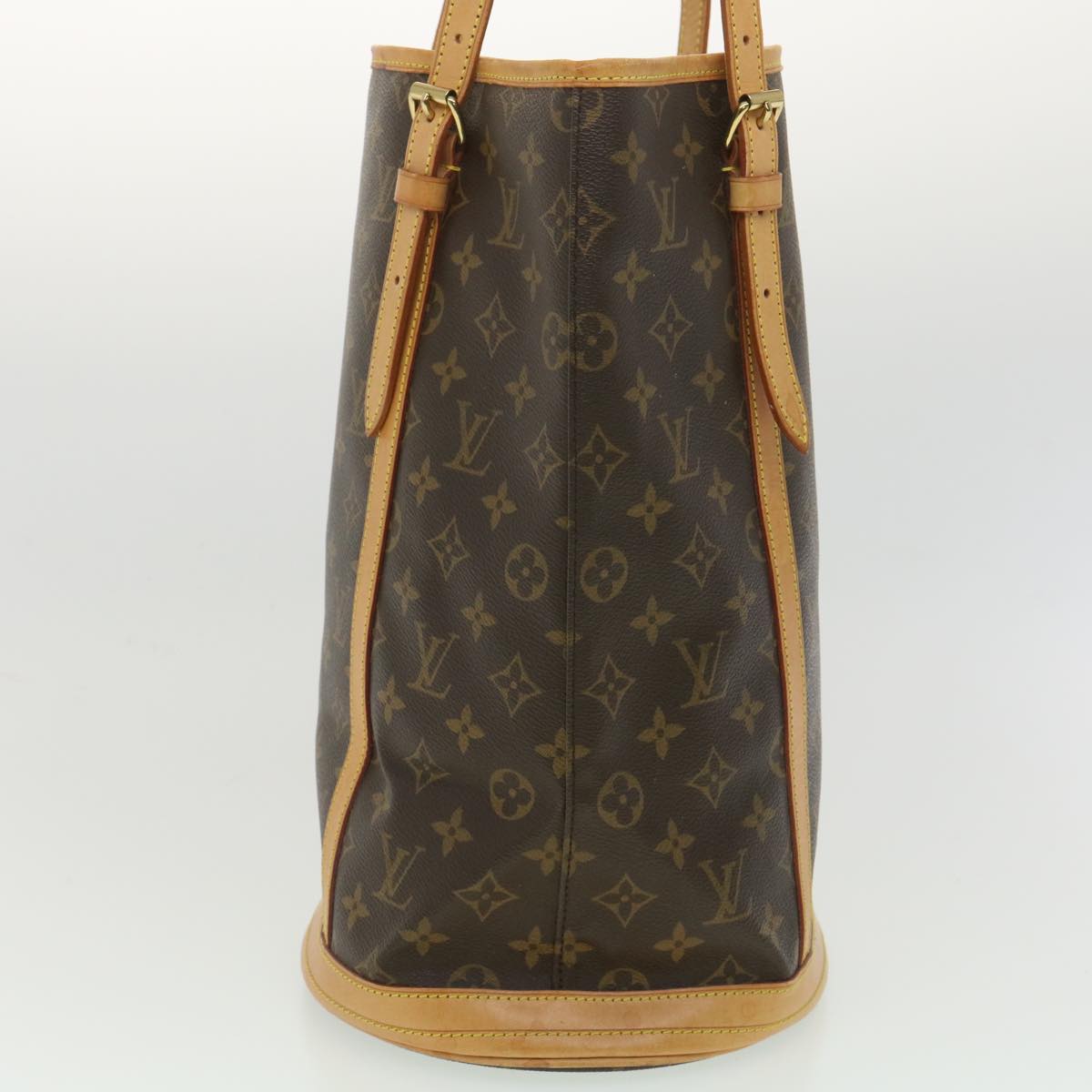 LOUIS VUITTON Monogram Bucket GM Shoulder Bag M42236 LV Auth 34128