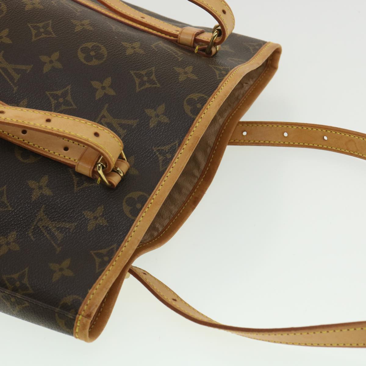 LOUIS VUITTON Monogram Bucket GM Shoulder Bag M42236 LV Auth 34128