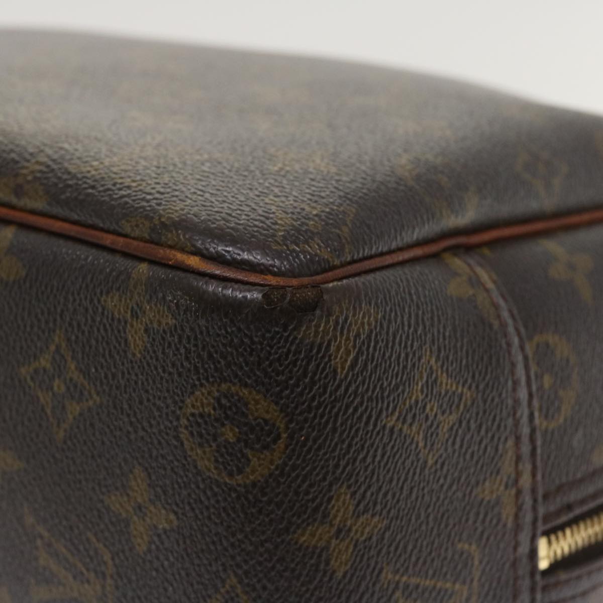 LOUIS VUITTON Monogram Deauville Hand Bag M47270 LV Auth 34136