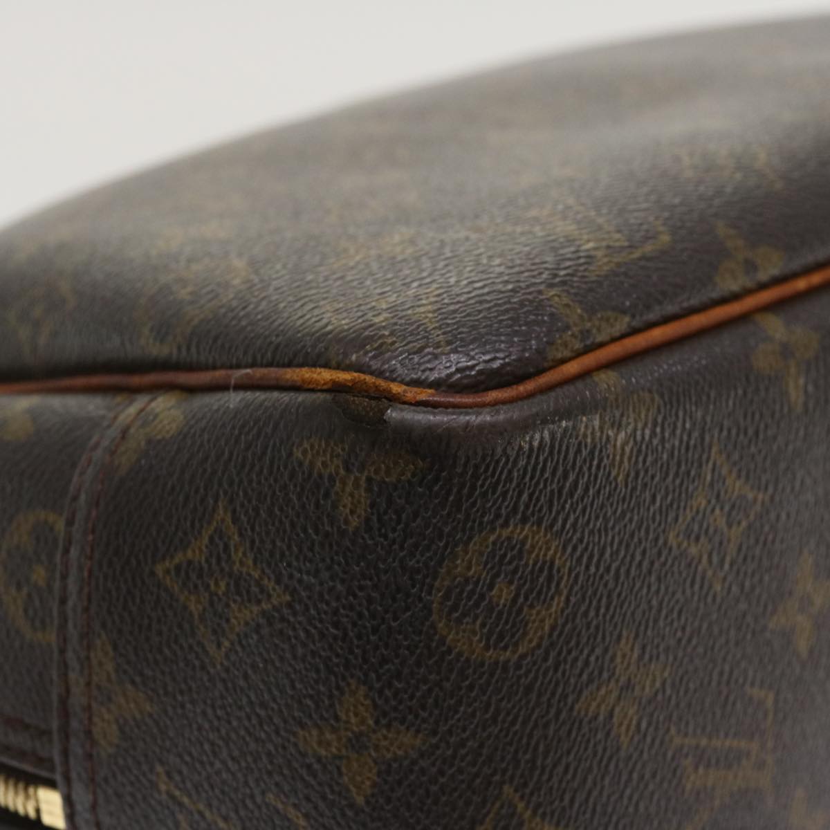 LOUIS VUITTON Monogram Deauville Hand Bag M47270 LV Auth 34136