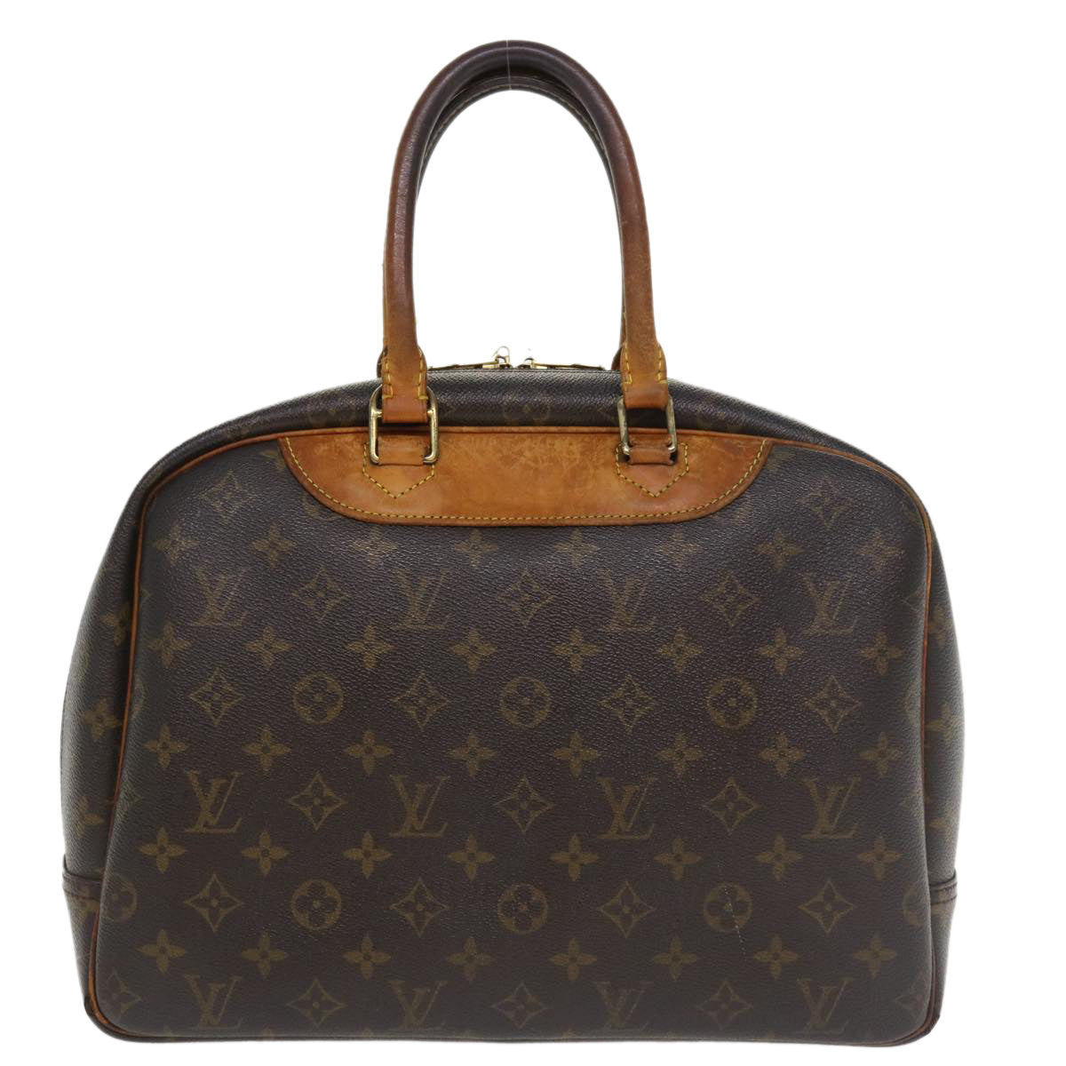 LOUIS VUITTON Monogram Deauville Hand Bag M47270 LV Auth 34136