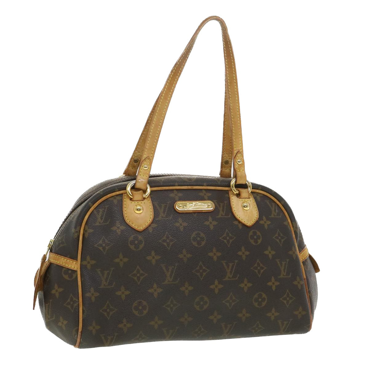 LOUIS VUITTON Monogram Montorgueil PM Hand Bag M95565 LV Auth 34140