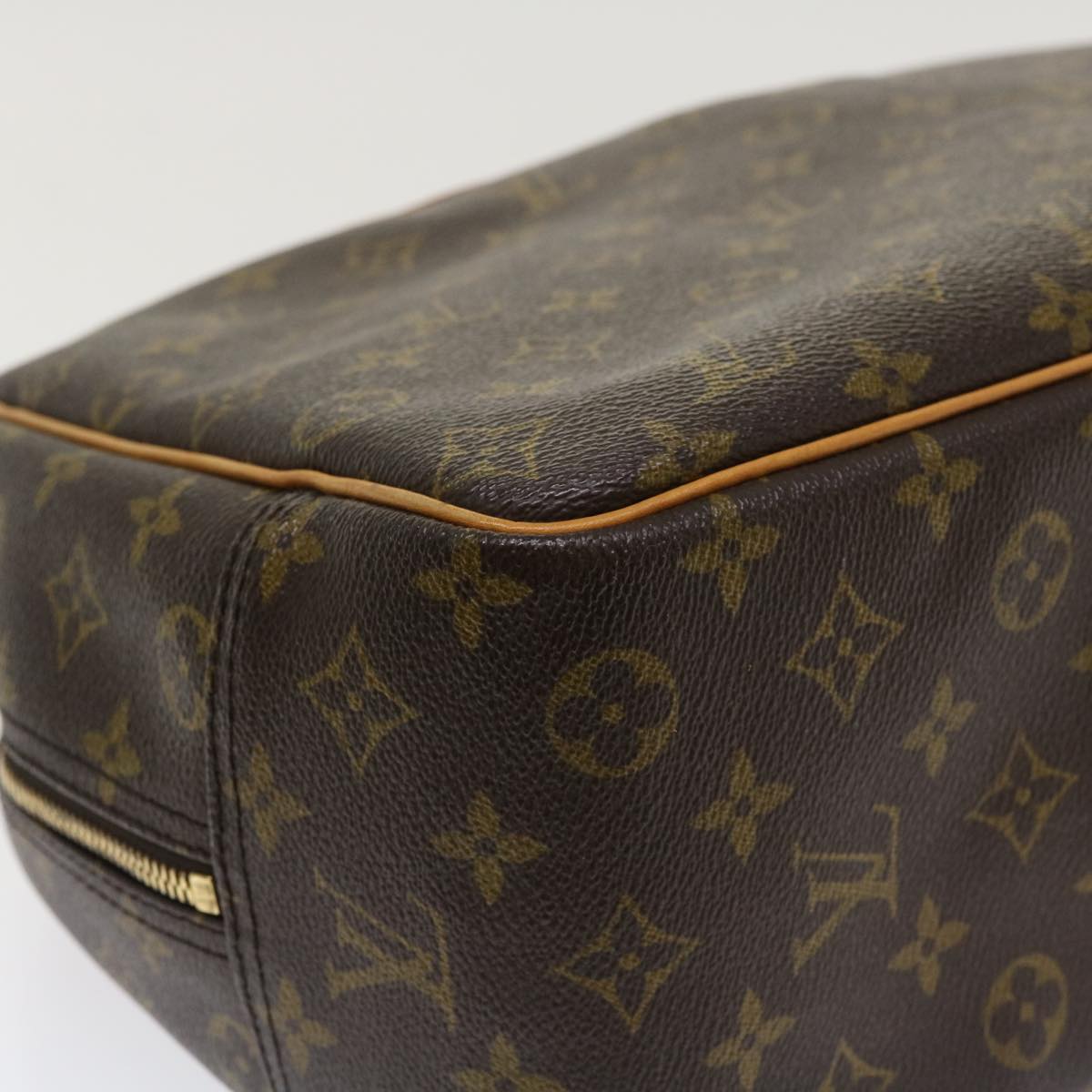 LOUIS VUITTON Monogram Deauville Hand Bag M47270 LV Auth 34141