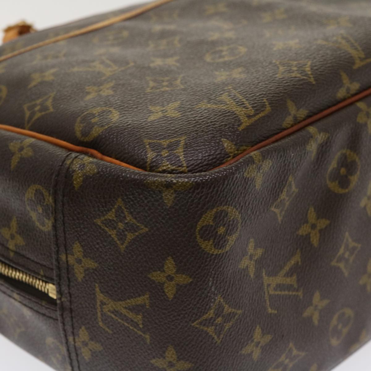 LOUIS VUITTON Monogram Deauville Hand Bag M47270 LV Auth 34141