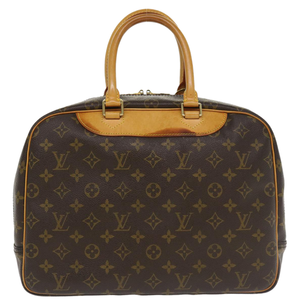 LOUIS VUITTON Monogram Deauville Hand Bag M47270 LV Auth 34141