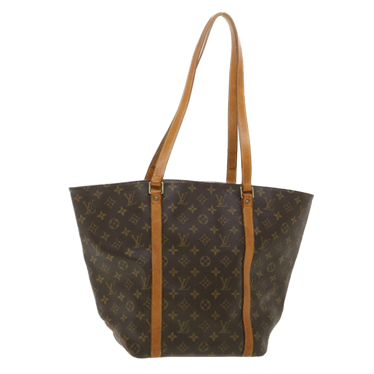 LOUIS VUITTON Monogram Sac Shopping Tote Bag M51108 LV Auth 34171