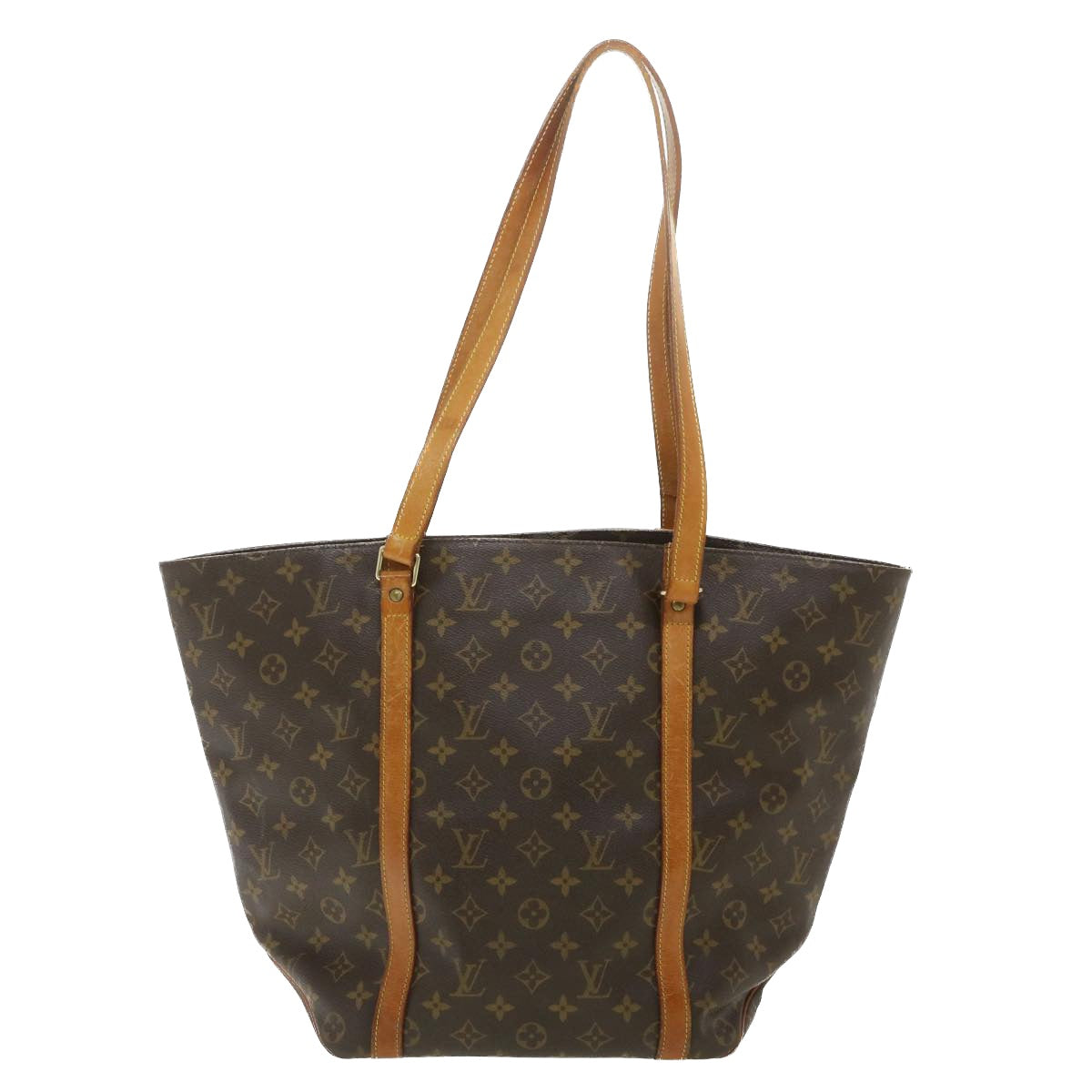 LOUIS VUITTON Monogram Sac Shopping Tote Bag M51108 LV Auth 34171