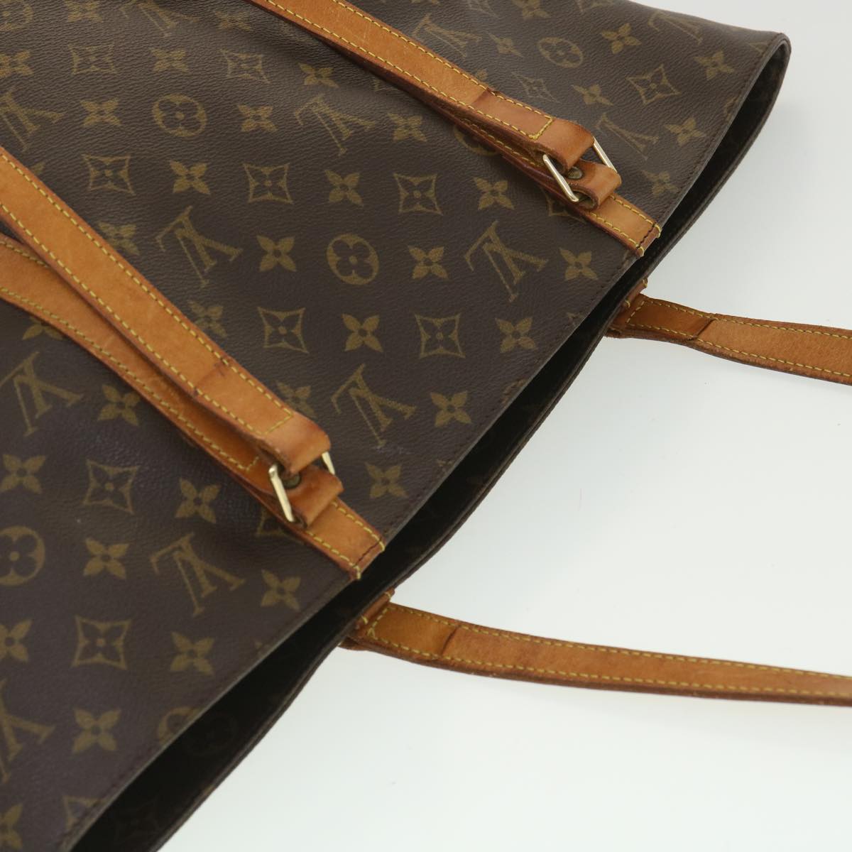 LOUIS VUITTON Monogram Sac Shopping Tote Bag M51108 LV Auth 34171