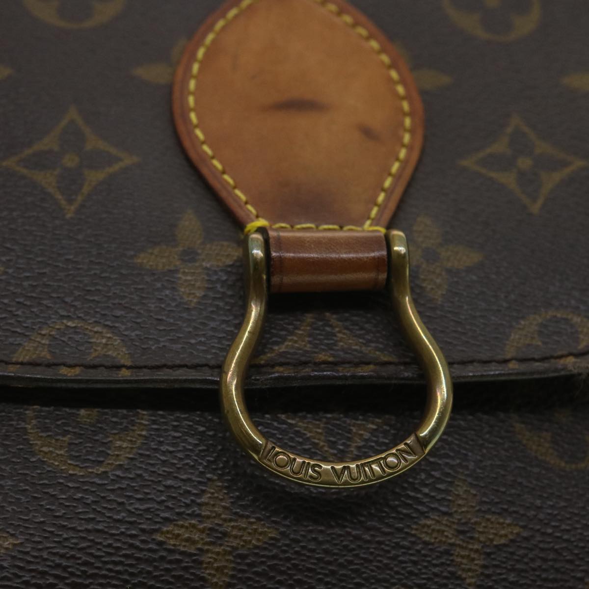 LOUIS VUITTON Monogram Saint Cloud GM Shoulder Bag M51242 LV Auth 34201