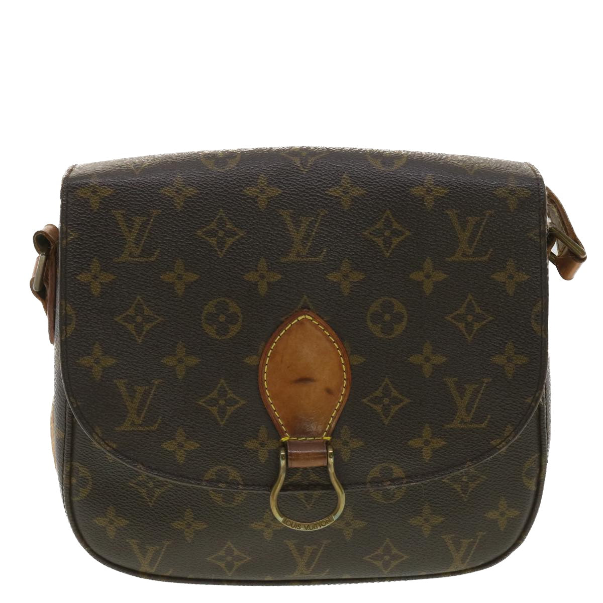 LOUIS VUITTON Monogram Saint Cloud GM Shoulder Bag M51242 LV Auth 34201