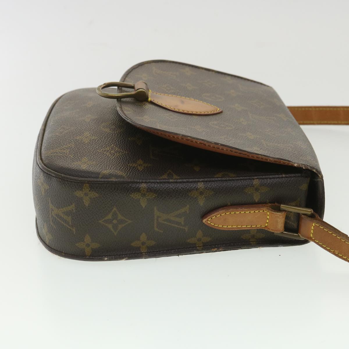 LOUIS VUITTON Monogram Saint Cloud GM Shoulder Bag M51242 LV Auth 34201