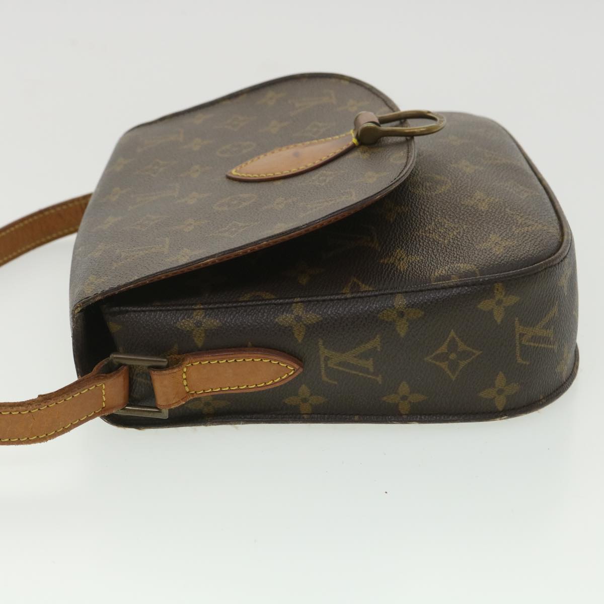 LOUIS VUITTON Monogram Saint Cloud GM Shoulder Bag M51242 LV Auth 34201