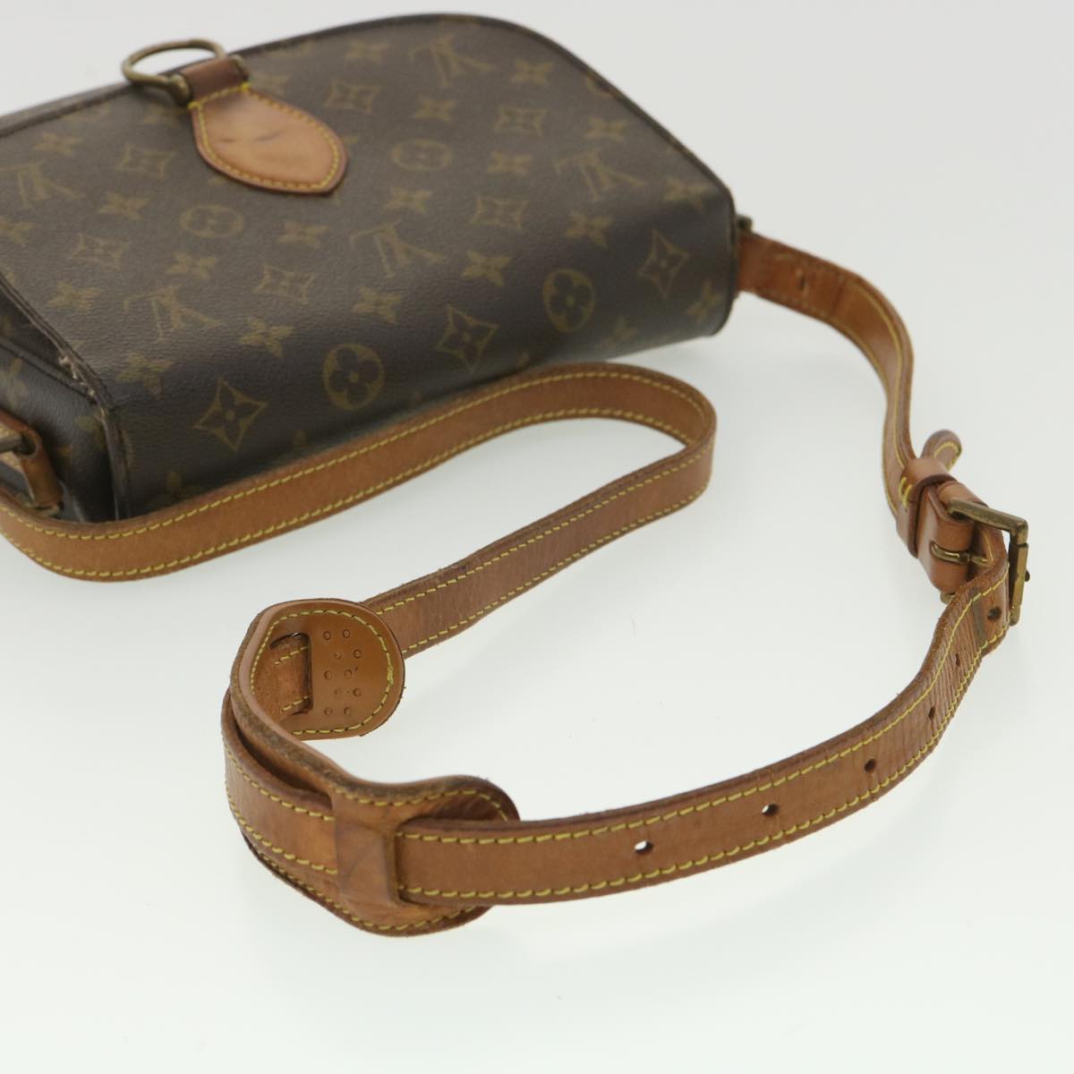 LOUIS VUITTON Monogram Saint Cloud GM Shoulder Bag M51242 LV Auth 34201