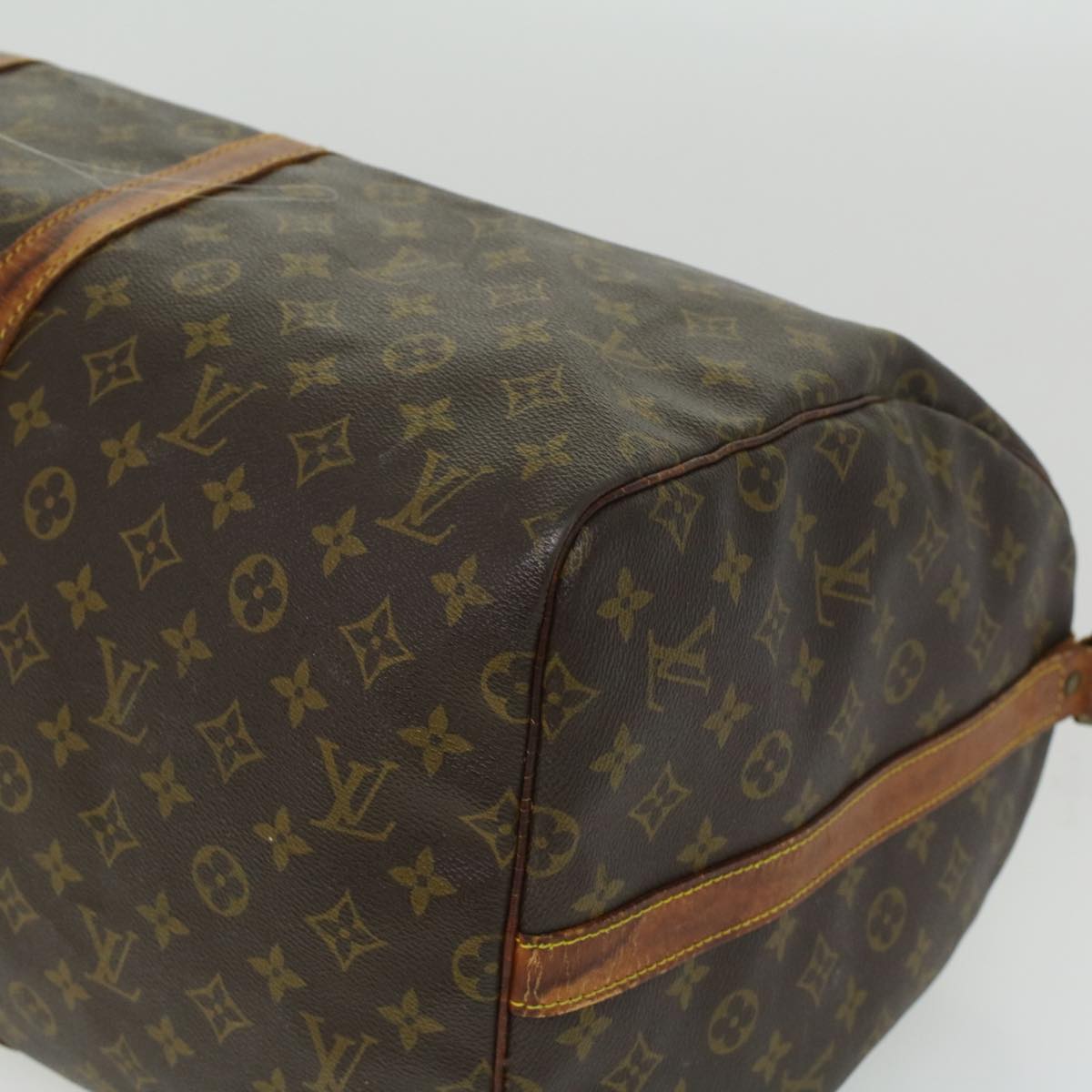 LOUIS VUITTON Monogram Keepall Bandouliere 55 Boston Bag M41414 LV Auth 34206