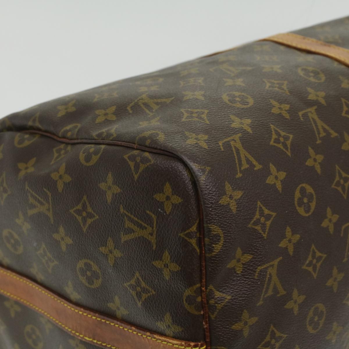 LOUIS VUITTON Monogram Keepall Bandouliere 55 Boston Bag M41414 LV Auth 34206