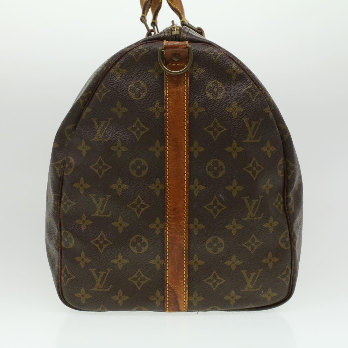 LOUIS VUITTON Monogram Keepall Bandouliere 55 Boston Bag M41414 LV Auth 34206