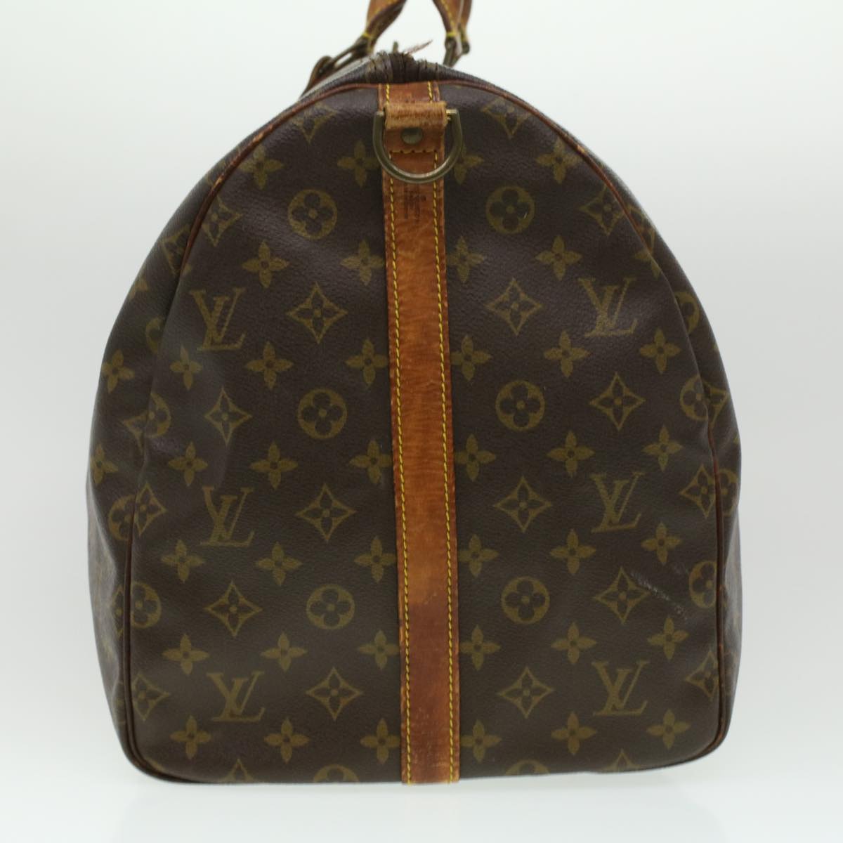 LOUIS VUITTON Monogram Keepall Bandouliere 55 Boston Bag M41414 LV Auth 34206