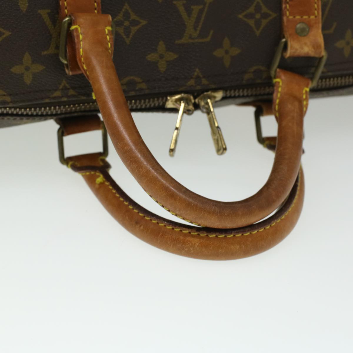 LOUIS VUITTON Monogram Keepall Bandouliere 55 Boston Bag M41414 LV Auth 34206