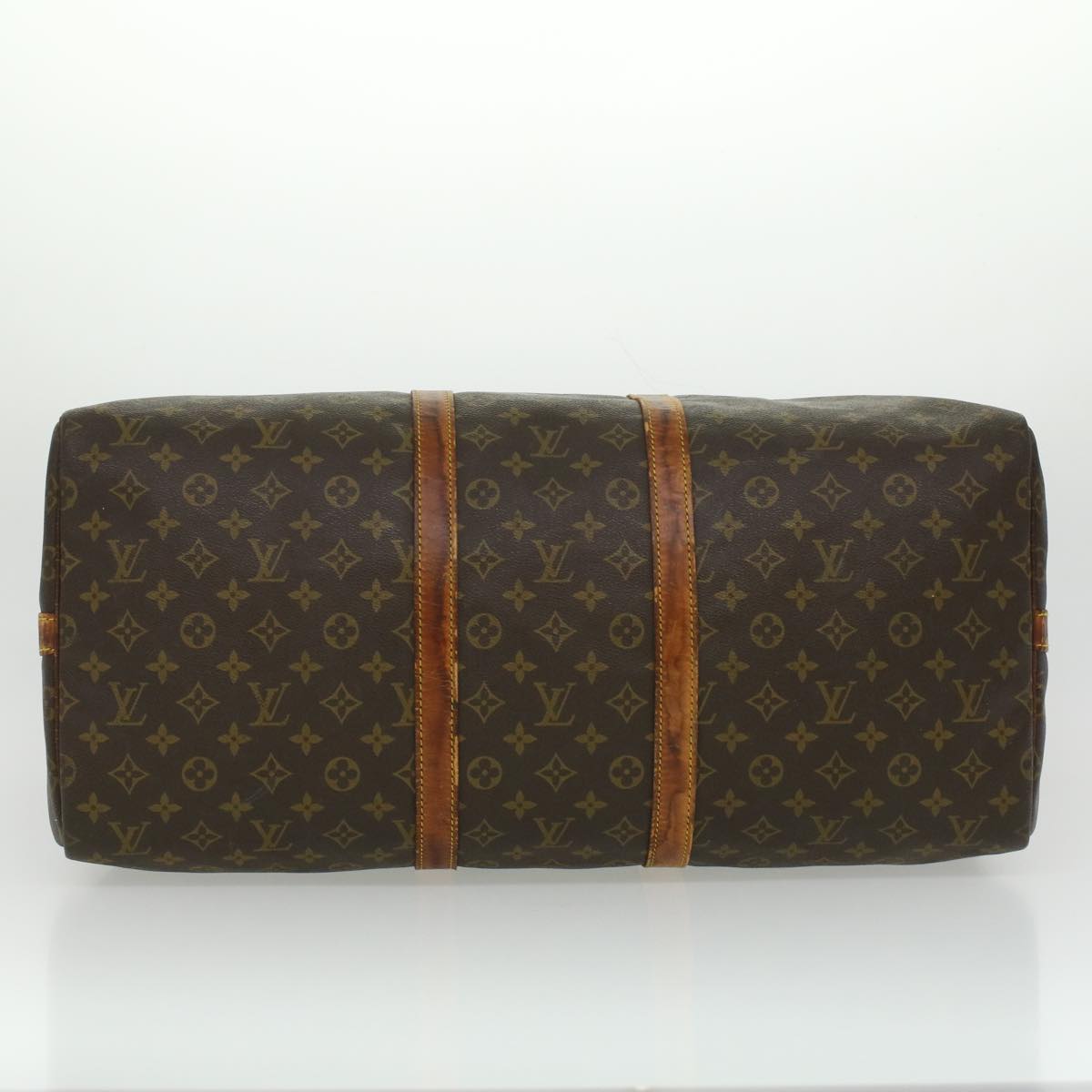 LOUIS VUITTON Monogram Keepall Bandouliere 55 Boston Bag M41414 LV Auth 34206