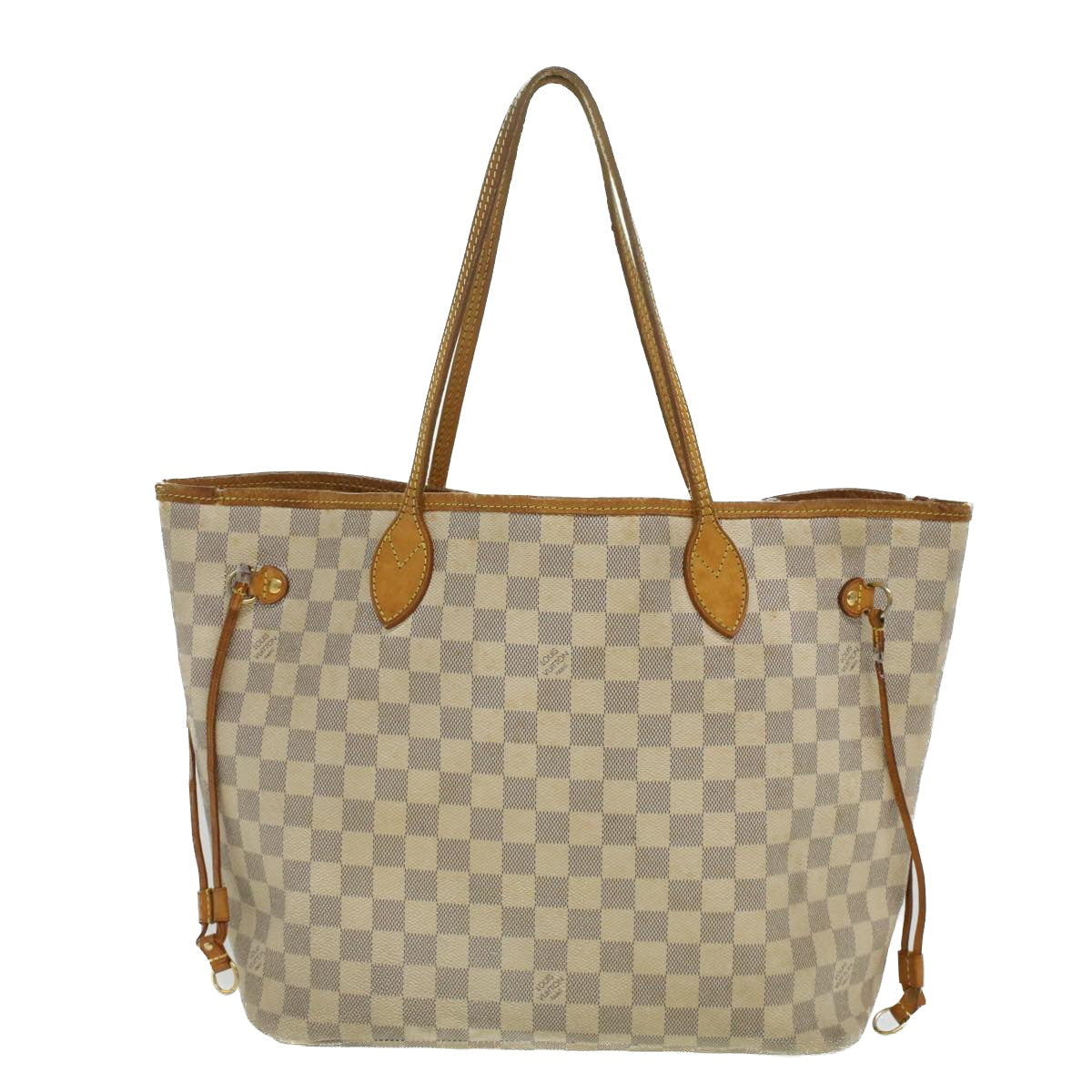 LOUIS VUITTON Damier Azur Neverfull MM Tote Bag N41605 LV Auth 34212 - 0