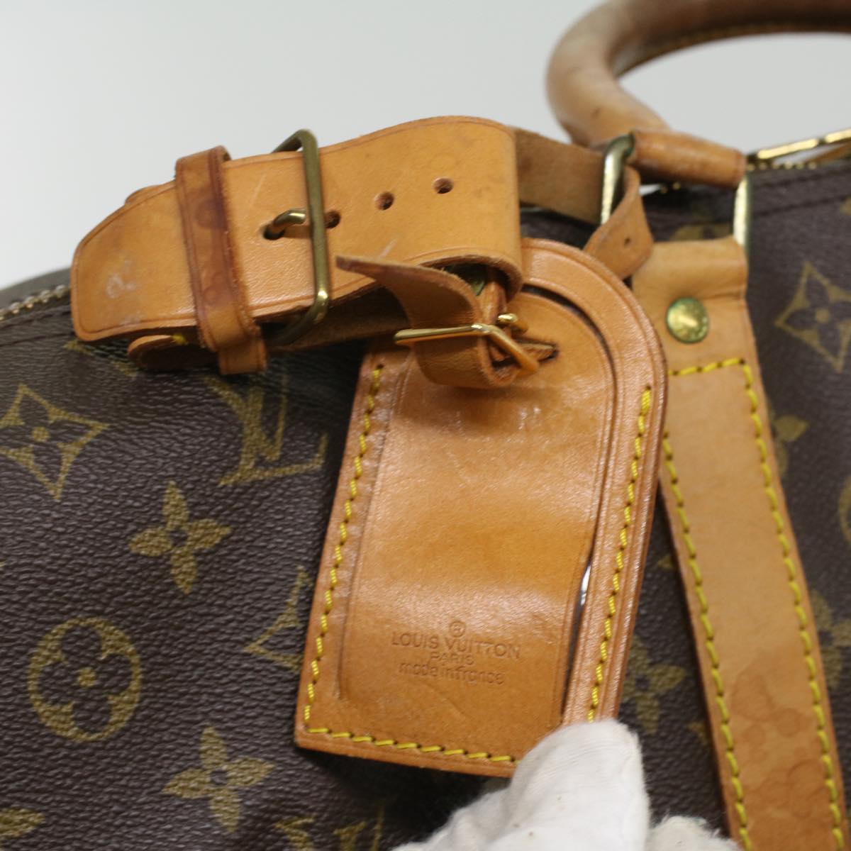 LOUIS VUITTON Monogram Keepall 60 Boston Bag M41422 LV Auth 34240