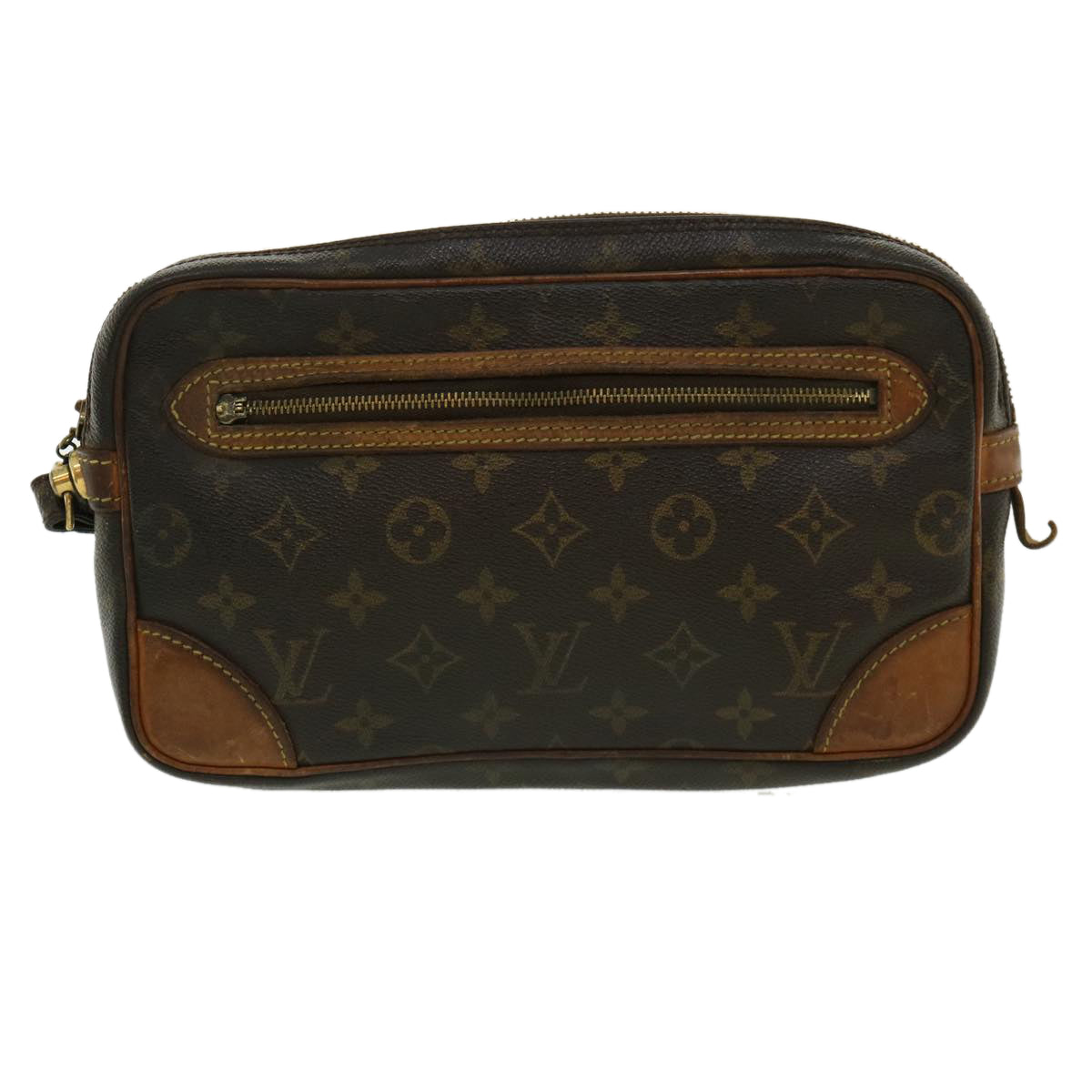 LOUIS VUITTON Monogram Marly Dragonne GM Clutch Bag M51825 LV Auth 34254