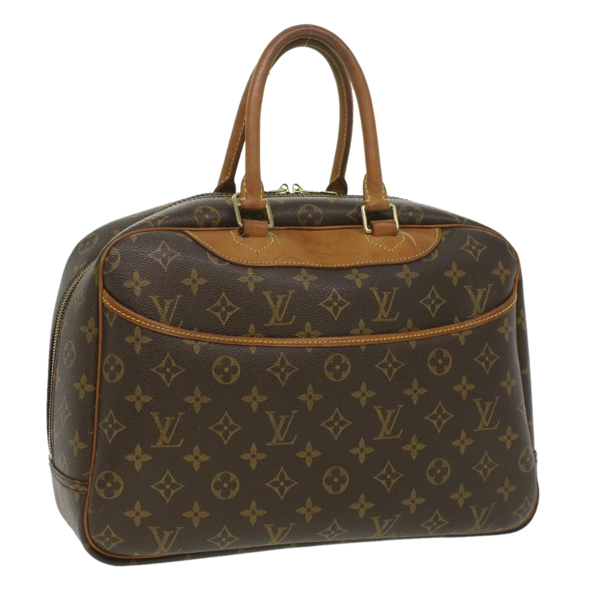 LOUIS VUITTON Monogram Deauville Hand Bag M47270 LV Auth 34261