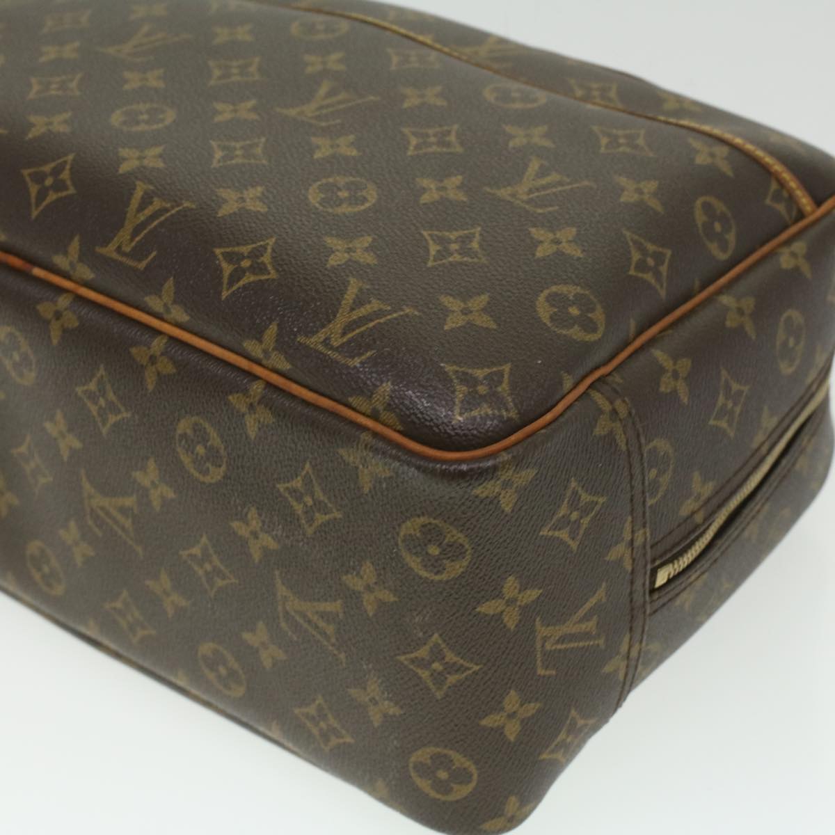 LOUIS VUITTON Monogram Deauville Hand Bag M47270 LV Auth 34261