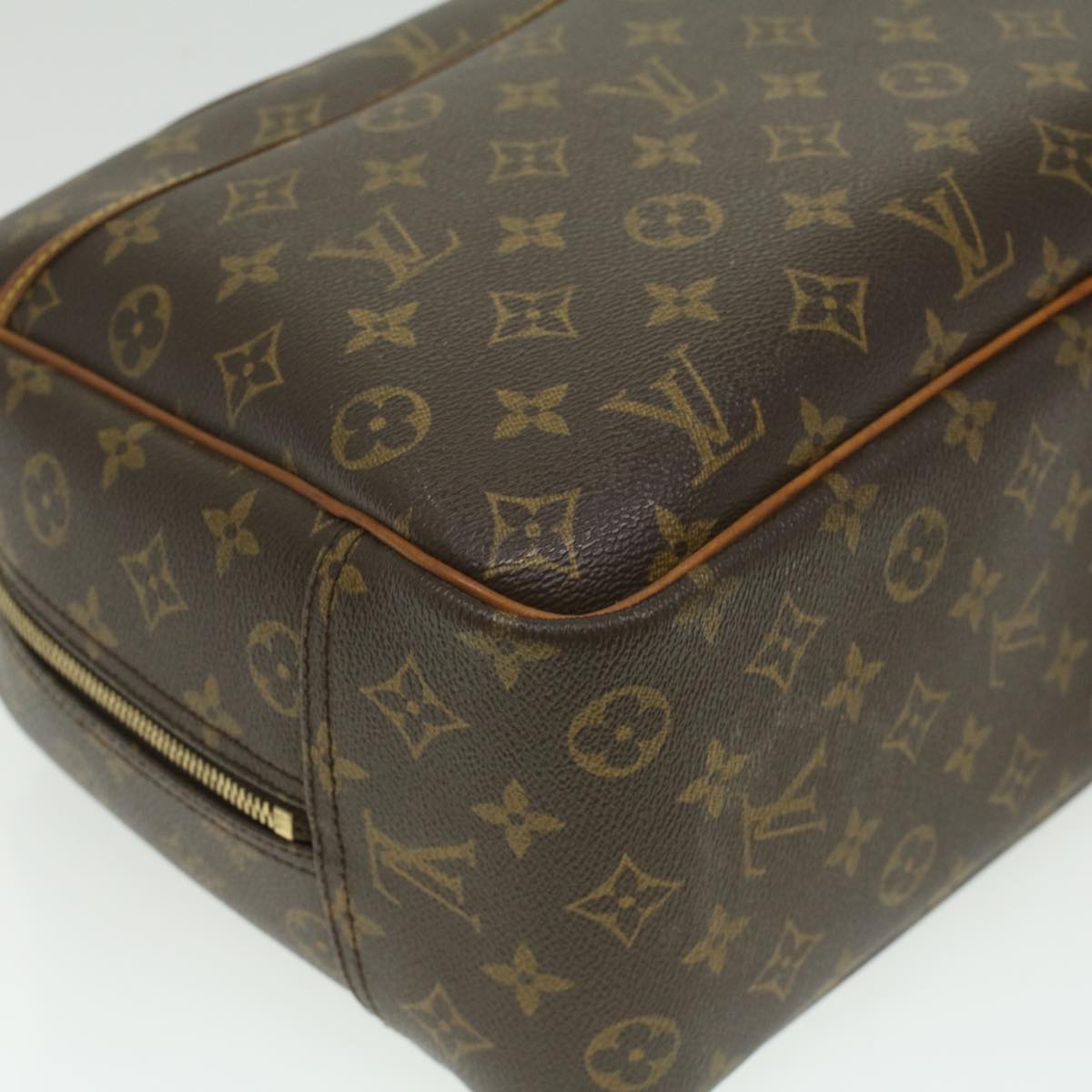 LOUIS VUITTON Monogram Deauville Hand Bag M47270 LV Auth 34261